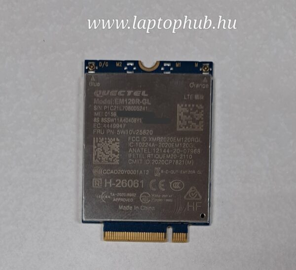 Lenovo X1 Yoga 6th Gen(20XY/20Y0) 4G LTE WWAN kártya 5W10V25820